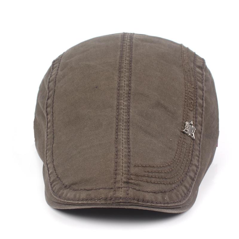 Хлопковая кепка Мужская кепка с утиным козырьком Весенне-летняя шляпа от солнца Берет Мужская Женская шляпа