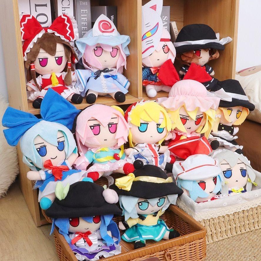 Oriental Project 20cm Anime Smoke Plush Toy Kochiya Sanae Izayoi Sakuya Lolita Stuffed Doll Plush Pillow Holiday Gift For Girl