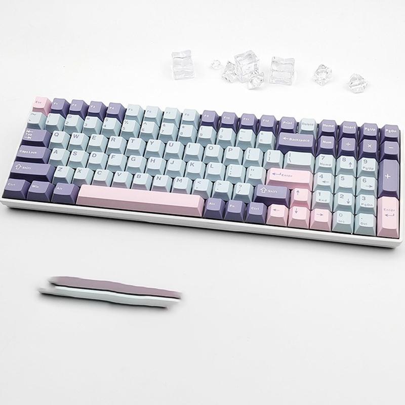 126 Клавиш Двойной Прострел Колпачок Pbt Cherry Механическая Игровая Клавиатура Для Переключателя Mx Колпачок Gmk67 Gmk87 Gmk61 Игровая Клавиатура Клавишный Колпачок