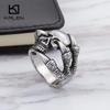 Punk Men's Stainless Steel Skull Rings Size 6-12 Skull Finger Rings Homme Gothic Women Unisex Rings Wholesale Jewelry 2024
