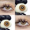 Colored Contact Lenses Myopia Lenses with Diopters Cosmetic Contact Lens Yearly Eye Beautiful Pupil Makeup 2PCS