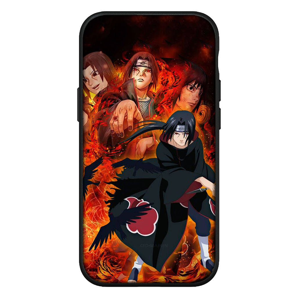 Чехол для iPhone 16 15 Xiaomi Redmi Note 14 13 12 11 Pro Max X 16e Samsung Galaxy S25 S24 S23 Moto OPPO Huawei Kakashi Naruto Itachi Uchiha Phone Case