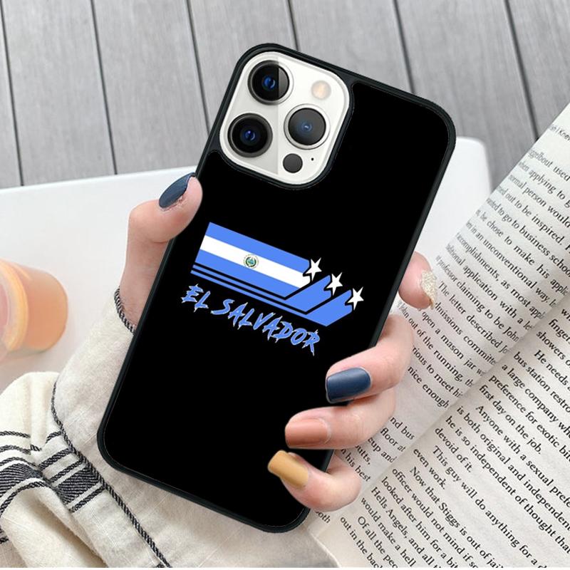 Чехол для телефона с флагом Сальвадора Для iPhone 17 Air 16 15 14 11 12 13 Pro MAX Plus защитный корпус coque