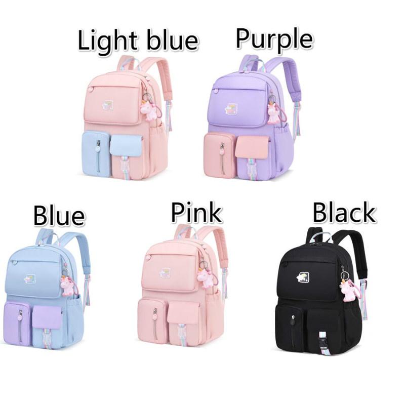 Школьные сумки с героями мультфильмов для девочек-подростков, Радужный школьный рюкзак, женские дорожные рюкзаки