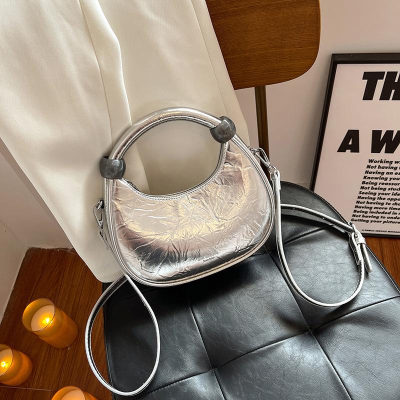 Простые однотонные женские сумки, универсальный женский кошелек, сумки через плечо, повседневная текстура