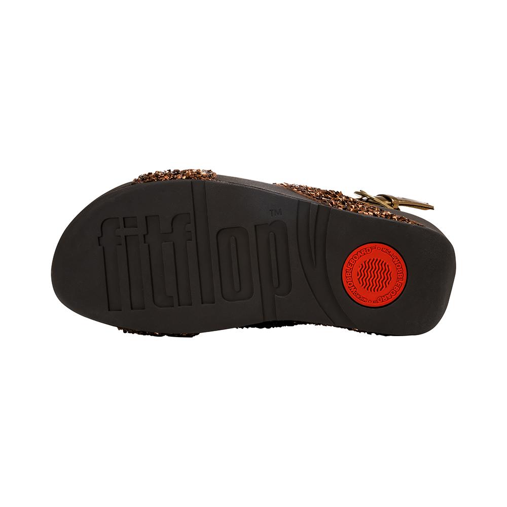Сандалии Fitflop Lulu Shimmerfoil Бронзовые