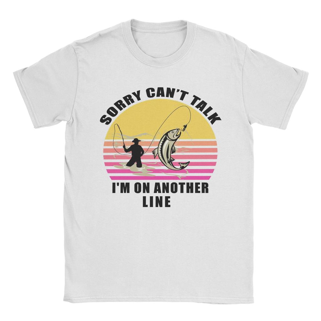 Sorry Cant Talk Im On My Other Line Merch Unisex T Shirt Cotton Tee Graphic Print Tops Tshirt