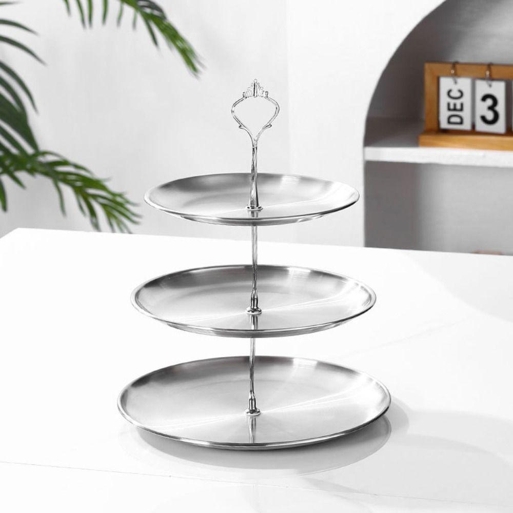Easy to Use Stainless Steel Fruit Stand Stainless steel Dessert Display Holder Kitchen