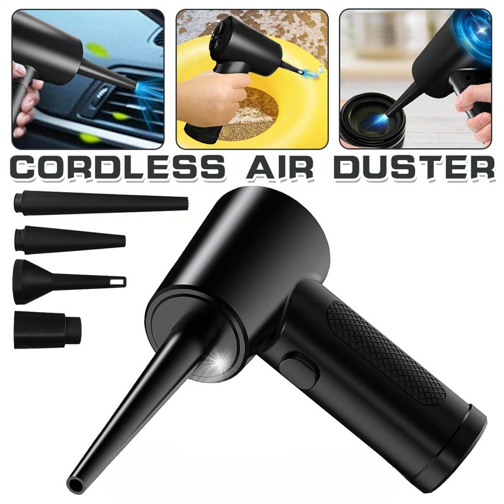 51000 RPM Electric Air Blower Compressed Dust Blowing Guns Handheld PC Camera Keyboard Cleaner 68W DC 5V Cordless Air Duster