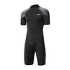 Mens 1.5mm Neoprene Short Sleeve Pants Wetsuit Snorkeling Surfing Jellyfish Protection Cold Water Swimming