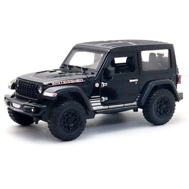 1:24 Джипа Wrangler Rubicon Внедорожник Сплав Модель Автомобиля Литье под Давлением Металл Внедорожные Машины Модель Автомобиля Симуляция Звук Свет Детские Игрушки Подарок