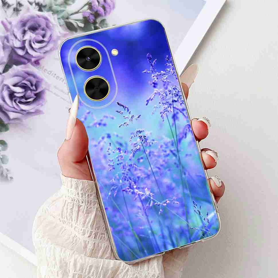 For Xiaomi Redmi A5 NFC Casing Pink Pattern Cover Soft Silicone Phone Case For Redmi A5 RedmiA5 NFC A5NFC 5G Protectors Bumper