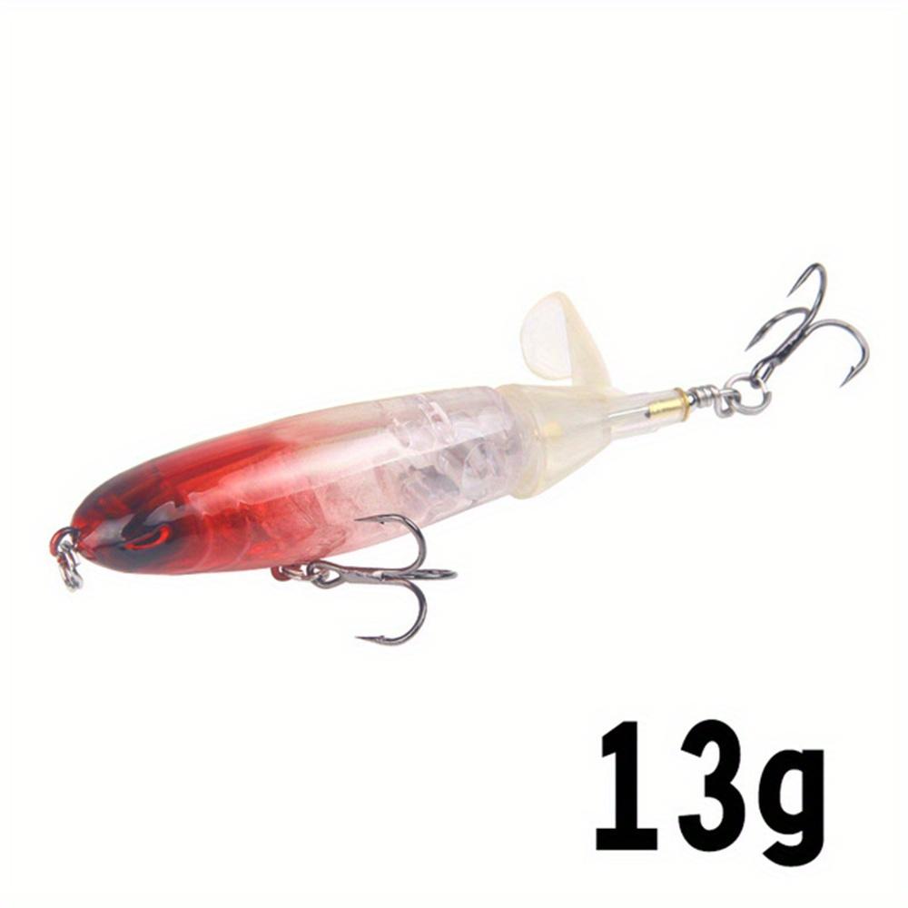 Topwater Fishing Lure Whopper Popper Artificial Bait Hard Plopper Soft Rotating Tail Fishing Tackle Fishing Bait
