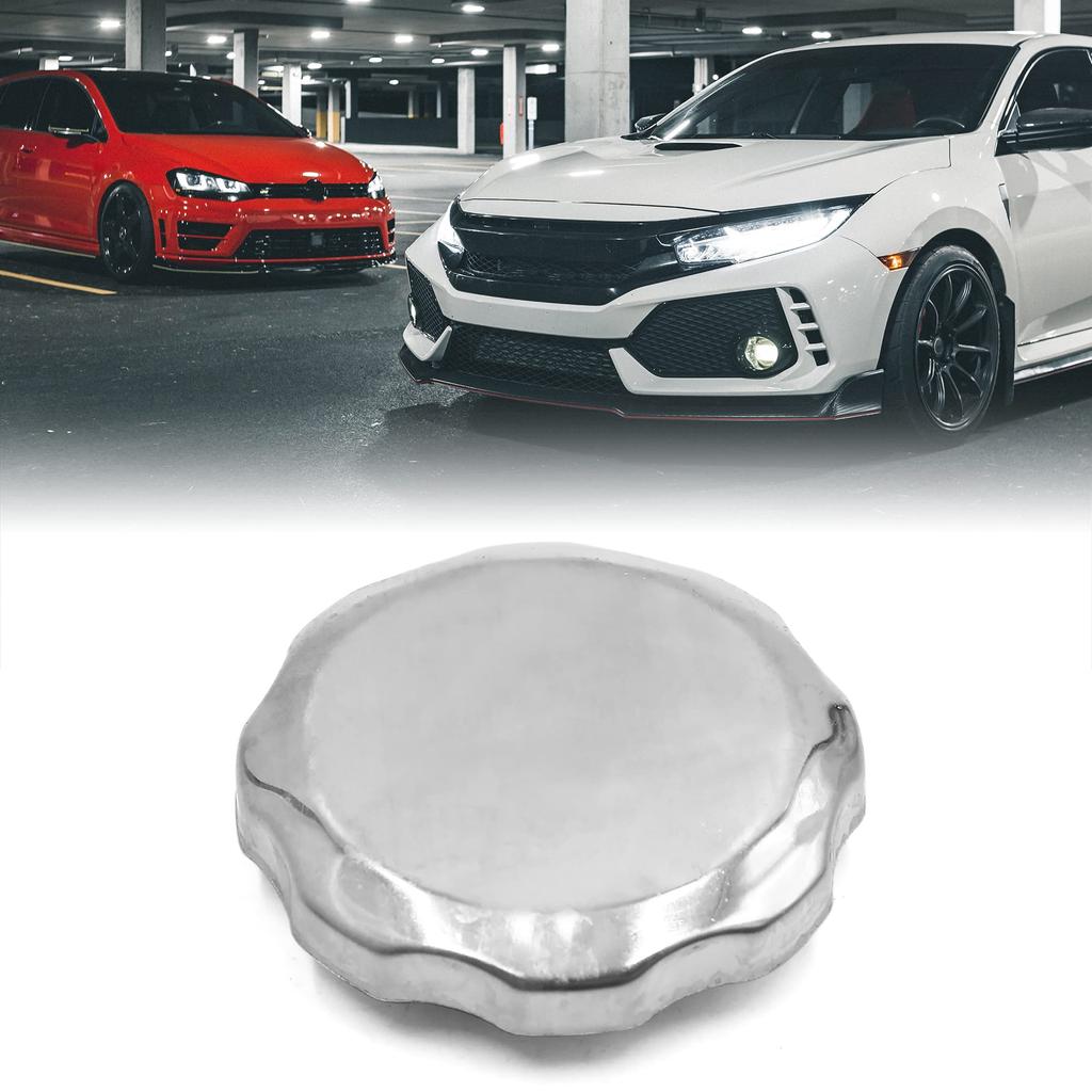 uxcell Крышка топливного бака мотоцикла универсальная серебристая металлическая для мотоцикла, скутера, протектор крышки топливного бака