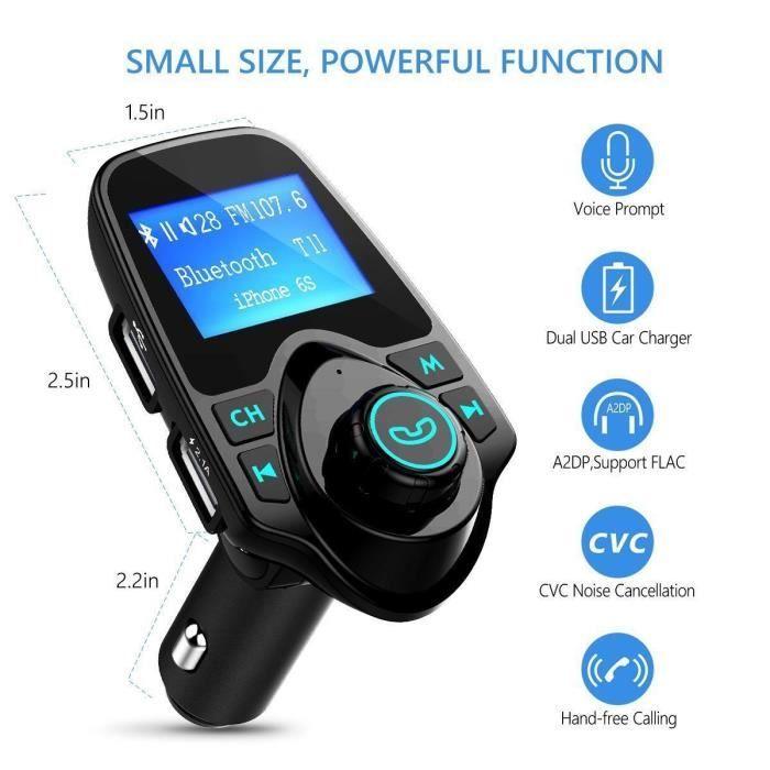 Автомобильный передатчик FM-передатчик Bluetooth для автомобиля