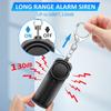 Self Defense Alarm 130dB Ultra Loud Alarm for Children Women Elderly Personal Safety Emergency Alarm Keychain Self Defense