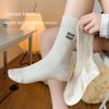 Cotton Snow Boot Socks Knitted Women Socks Casual Mid-Tube Socks  Christmas Gifts