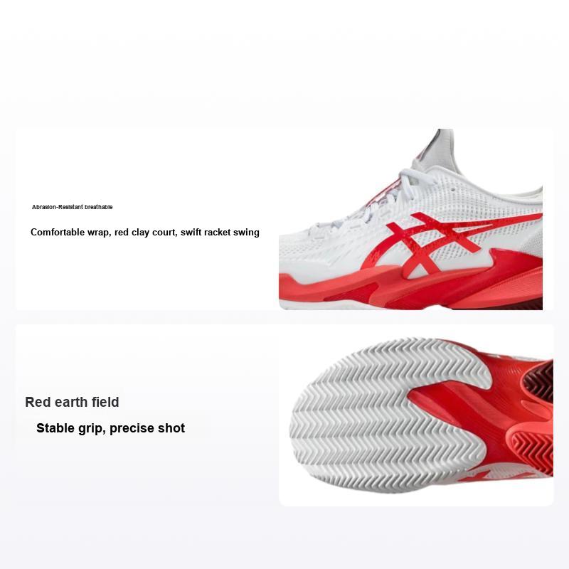Asics Кроссовки мужские Court FF 3 Novak Clay White Electric Red 1041A521-966