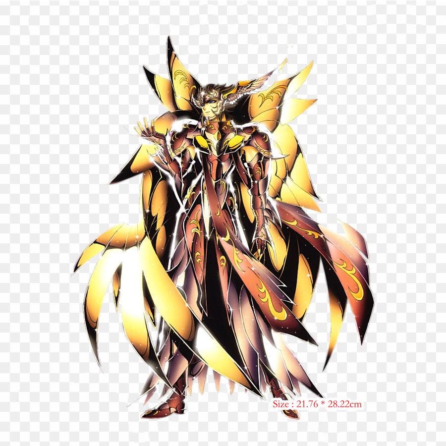 Pegasus Seiya Saint Seiya Knights of the Thanatos Iron On Patches For Clothing Applique Stickers On Clothes Heat-Sensitive Custom Patch