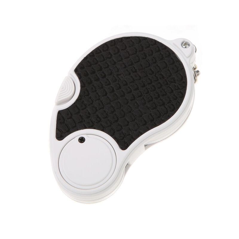 Складная карманная 5-кратная лупа, лупа, увеличительное стекло, линза со светодиодной подсветкой для ключей