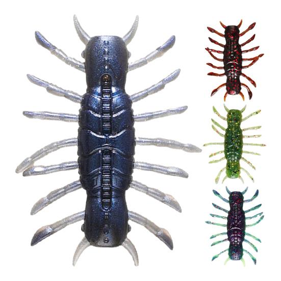 4 шт. мягкие бионические рыболовные приманки для креветок Shake, реалистичный дизайн, тонущие приманки, пресноводные, яркие цвета, естественное плавание, рыболовные снасти на открытом воздухе