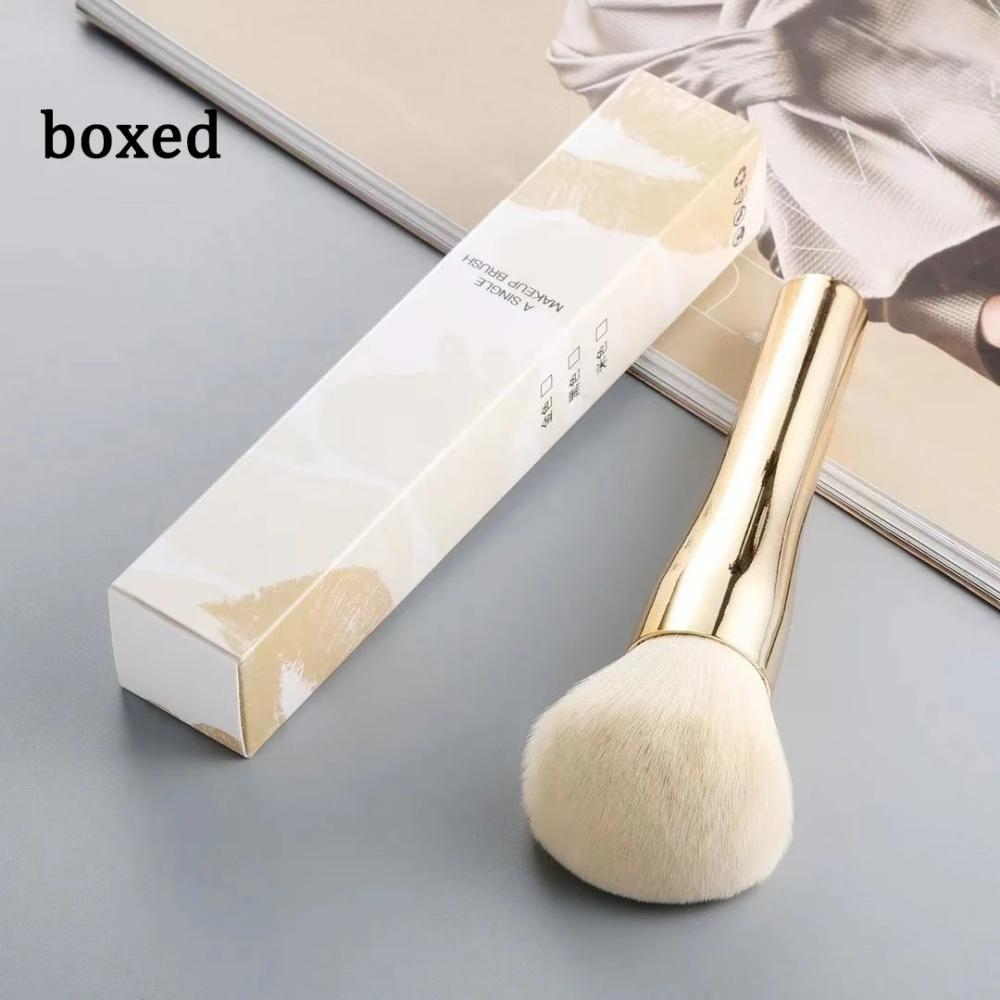 Single Large Powder Makeup Brush Fluffy Rich Soft Bristles Professional Facial Brush Premium Cosmetic Tools For Daily Makeup Use