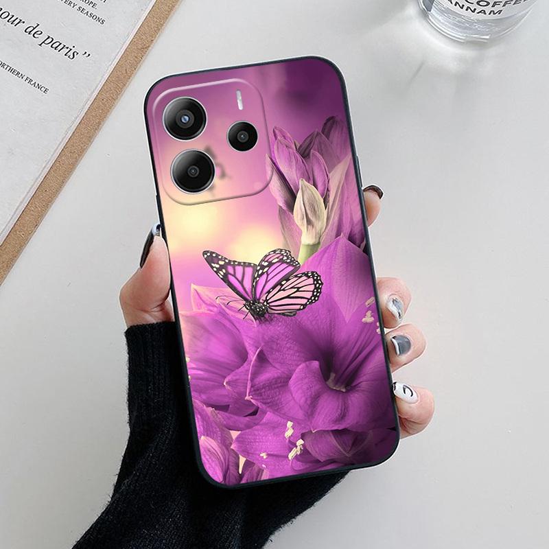 Для Xiaomi Redmi Note 14 5G Чехол Модный Мягкий Силиконовый Задний Чехол для Телефона Redmi Note14 5G Чехол Fundas Redmi Note 14 2025