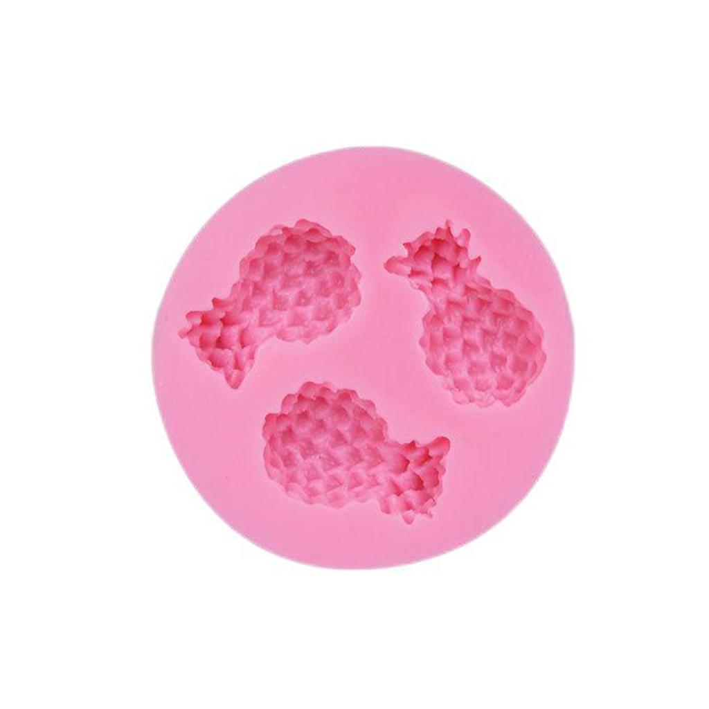 3 Hole Fruit Grapes Chocolate Party  Tools DIY Baking Fondant Silicone Mold Chocolate Sugar Art Displays T0245
