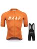 MAAP Quick-Dry Short Sleeve Cycling Jersey - Breathable Milk Silk for Mountain & Road Biking