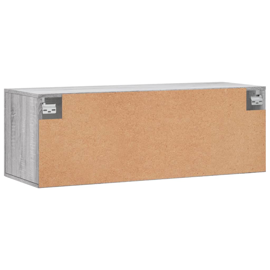Wall Cabinet Gray Sonoma 100 x 36.5 x 35 cm Particleboard
