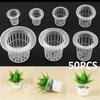 Clone Soilless Planting Grow Hydroponic Colonization Plant Basket Nursery Pots Mesh Pot Net Cup