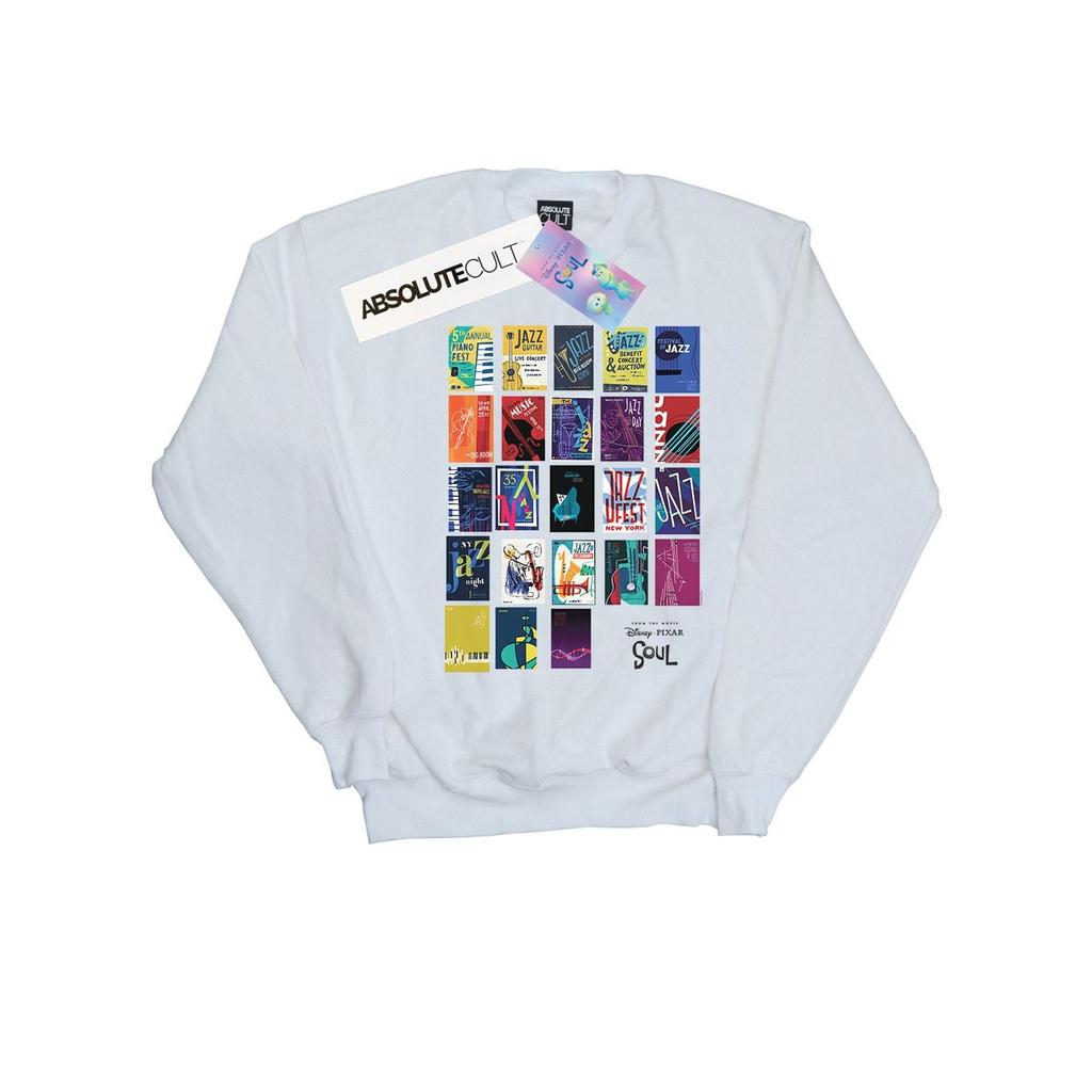 Disney Womens/Ladies Soul Jazz Poster Wall Sweatshirt