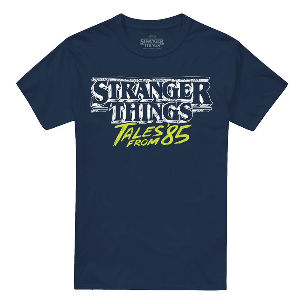 Stranger Things: Tales from ´85 Unisex Adult Two Tone Logo T-Shirt