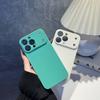 Glossy Acrylic Official Color Phone Case For iPhone 17 Air 16 15 14 Plus 13 Pro Max Large Window Camera Protection Cover
