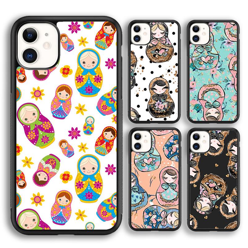Krajews Russian Matryoshka Dolls Soft Phone Case Cover For IPhone 18 17 Air 16 15 14 plus 11 12 13 pro max coque Fundas
