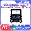 9,7-дюймовый Android 14 для Renault Koleos Megane 4 Samsung SM6 Talisman 2017-2019 Автомагнитола Мультимедиа 5G Wi-Fi Навигационный дисплей