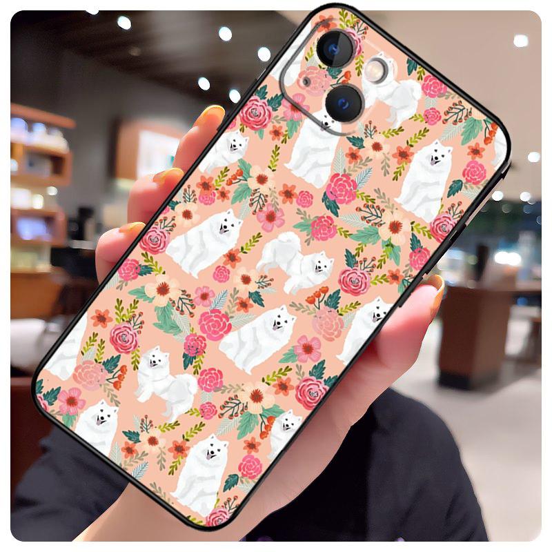 Задняя крышка для iPhone с изображением японского шпица для iPhone 11 14 Pro Max 12 13 Mini 7 8 Plus SE 2020 X XR XS Max Чехол для телефона