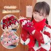 Детские милые бархатные перчатки Little Fox для осени/зимы – теплые, утолщенные, идеально подходят для школьников.