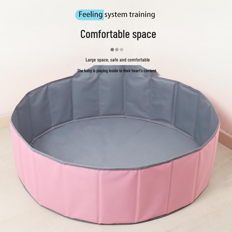 Ocean Ball Pit: Children's Foldable Indoor Playpen with Colorful Balls