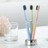 Подставка для зубных щеток, стойка для хранения с 4 слотами, высокоустойчивая вентилируемая конструкция, настольный металлический органайзер для зубных щеток, держатель для кистей для макияжа