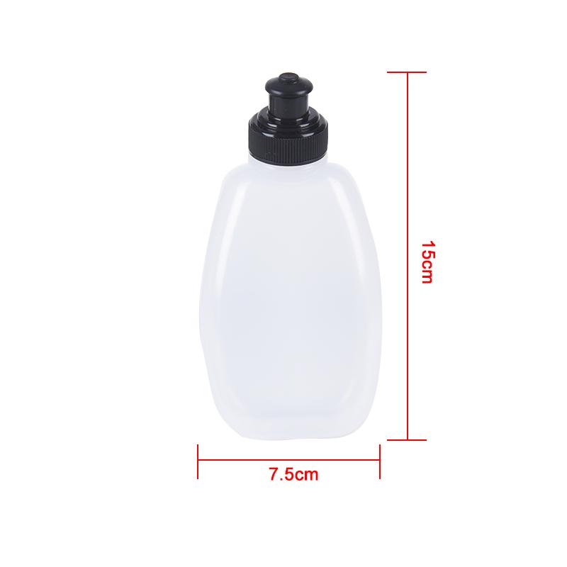 Water Bottle 250Ml Sport Plastic Running Water Bottle For Waist Belt Bag