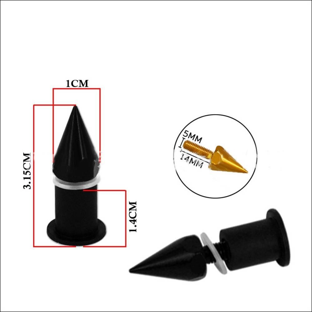 Универсальные/Красные Мотоциклетные Болты-Шипы Обтекатели Ветрового Стекла-Номерной Знак M5 5мм