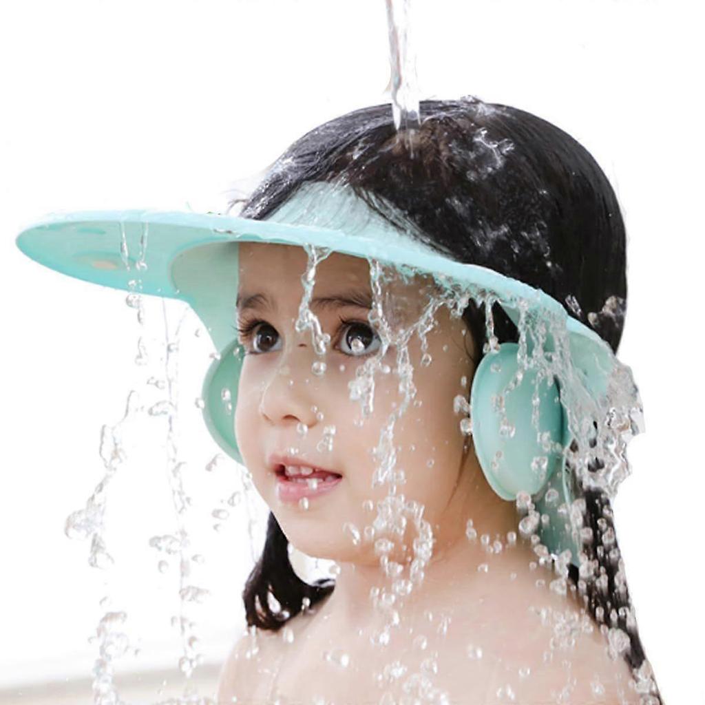 Shower Cap for Kids, Baby Shower Cap bath wash Shampoo rinser shield Hat Adjustable head hair Visor Protection Toddler and Children,Prevent water fro