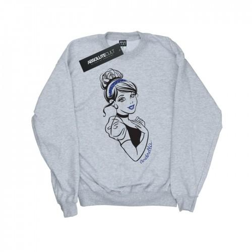 Disney Princess Girls Cinderella Glitter Sweatshirt