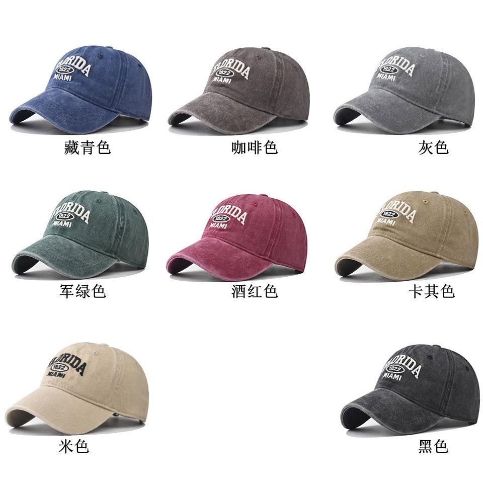 Бейсболка из хлопка с вышивкой Old Florida, мужская и женская, для активного отдыха, с изображением алфавита Florida
