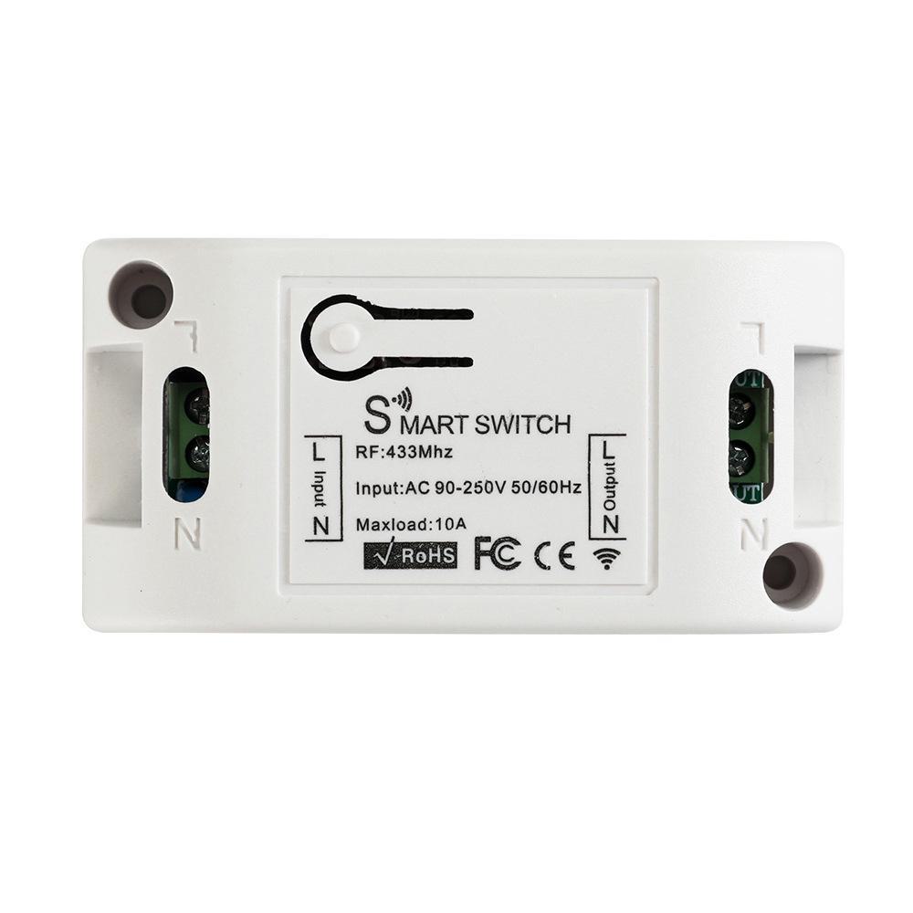 Wireless 220V Remote Switch, 10A Relay Board, 433.92MHz Smart Lighting Control