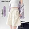Женские широкие шорты La Chapelle с высокой талией А-силуэта