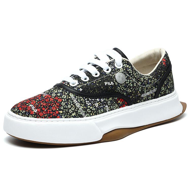 Fila Heritage-FHT Floral Casual Low-Top Sneakers Men Sneakers Black Green F12M134347FGN