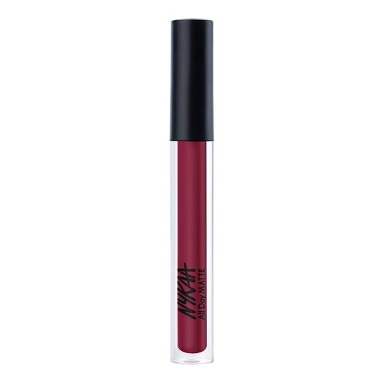 Nykaa All Day Matte Waterproof, Transfer Proof, Mask Proof, 12H Liquid Lipstick - Bride Crew