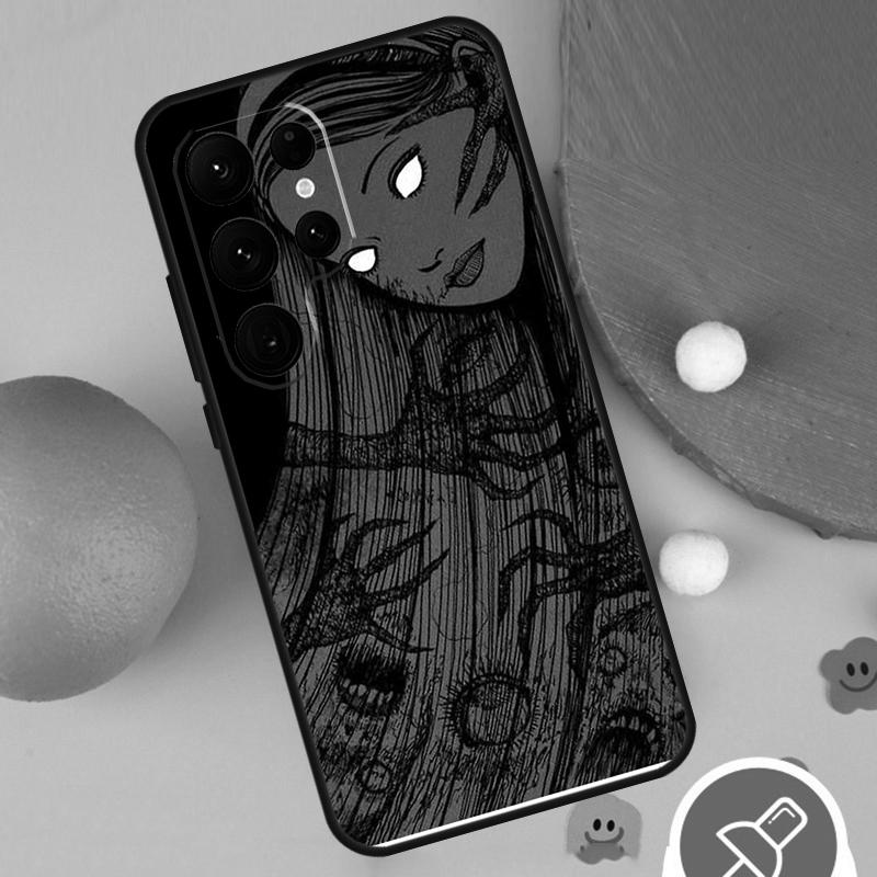 Чехол для телефона в стиле хоррор-манги для Samsung Galaxy S25 Ultra S24 S22 S21 Ultra S9 S10 S20 Plus S23 FE Funda Cover